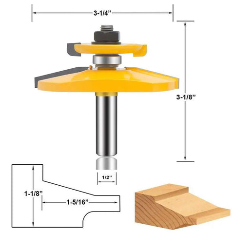 Pro Grade Router Bit Set 1/2