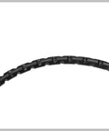 Black curved plastic brake pad wear sensor strip for BMW X1 with mounting holes