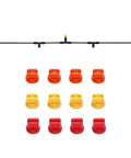 Wide Coverage Sprayer Boom Wand With Three Flow Rate Nozzles arrangement for Lawn And Farm Care Attachments