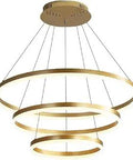 Pendant Light Three Light Gold Modern Round Chandelier With Acrylic Diffuser Hanging Ceiling Fixture For A Cozy Warm Glow That Slaps LED Compatible And Easy Install
