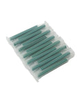 50 Pack 2K Mixing Tips 83mm Static Nozzles for Two Component Epoxies and Resins, Bubble Free Blend, Go-To 5.3mm Inner Diameter and 7.6mm Outer Diameter, Built For Strong Adhesive Bonding, green plastic nozzles