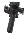 Beefy Slab Flattening Router Bit With One And Three Quarters Inch Diameter Heavy Duty Planer Bit Indexable Blade Vise And 4 Flute Blades Locking System