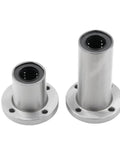 Ball Bearing LMF6-60LUU For 3D Printer And CNC Router Shaft, steel linear guide bearing shown in two sizes