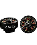 Close-up of Four Pack Of 2105.5 Brushless Motors With 3450KV And 2650KV For 3S 4S Drones, 1.5mm Shaft, showing coil details.