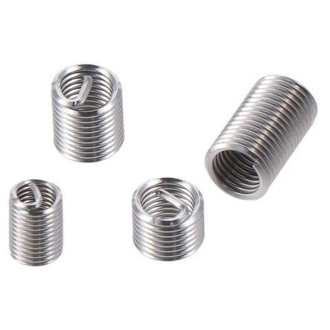 Must Have Heavy Duty Thread Repair Inserts Kit 110 Pcs Stainless Steel Wire Sleeve Inserts For Self Tapping Inner Threads M6 And M8 Automotive Repairs Damaged Hole Fix Durable Repair Kit For Cars And Trucks, stainless steel coil inserts