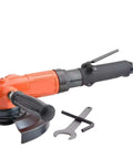 High Torque 180mm Pneumatic Angle Grinder Rock Solid Air Powered Heavy Duty No Nonsense Industrial Metal Cutting Tool with accessories.