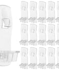 Heavy Duty White Plastic Shelf Clips Set Of 50 For Wood Shelving DIY Friendly Reliable Support Pegs for kitchen and living room