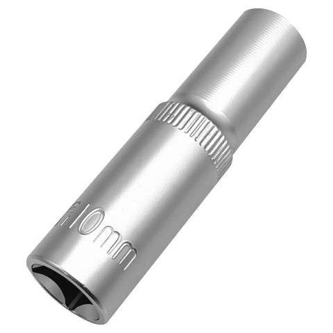 Must-Have Pro Grade 5-8mm Universal Broken Spark Plug Removal Kit with 10mm Socket, shown in close-up view