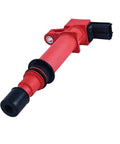 Front view of red ignition coil from Six Pack Ignition Coils for 3.7L V6 Fits 2002-2008 Jeep Grand Cherokee Liberty Commander 2002-2008 Ram 1500