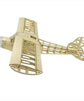 1200mm Wingspan Piper Cub RC Airplane Kit For Beginners DIY Balsa Wood Model with Easy To Fly Stability, top view of airframe