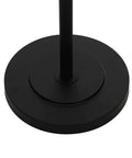 Base of 66 Inch Three Head Floor Lamp With Adjustable Heads In Satin Black Finish And Brass Accents, Modern Statement Lighting