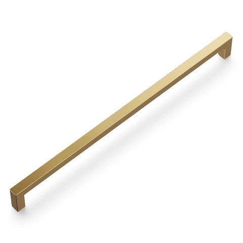 Solid Core Cabinet Pulls In Champagne Bronze, 12 Inch Center, Heavy Duty Luxury Hardware For Cabinets, Doors, And Dresser Drawers