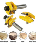 1/2 Inch Shank Router Bit Set For Cabinet Doors And Woodworking Round Over And Ogee Rail Stile Bits With Raised Panel Cutter