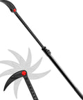 Beefy 29 To 48 Inch Adjustable Pry Bar With 180 Degree Rotating Head For Flexible Angles And Tight Space Access Heavy Duty Carbon Steel Crowbar