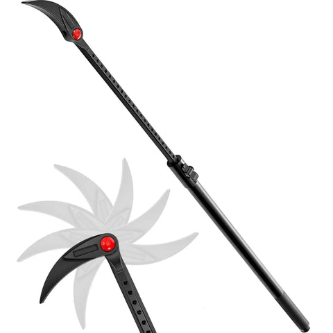 Beefy 29 To 48 Inch Adjustable Pry Bar With 180 Degree Rotating Head For Flexible Angles And Tight Space Access Heavy Duty Carbon Steel Crowbar