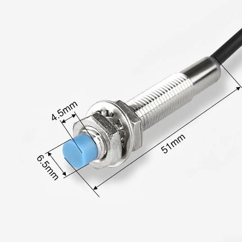 5 Pack M8 Inductive Proximity Sensor LJ8A3-2-Z BX Non Contact 2mm Sensing Distance With 1.2m Wire For Industrial Automation Systems And Robotics Great For Bulk Deployments In Workshops And On The Shop Floor.