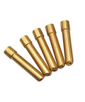10 Piece Premium Tig Welding Electrode Collets With Wedge Design For 1.6 2.4 3.2Mm And 1.0Mm Sizes Fits Perfectly On WP17 18 26 Torch Kits, brass material.