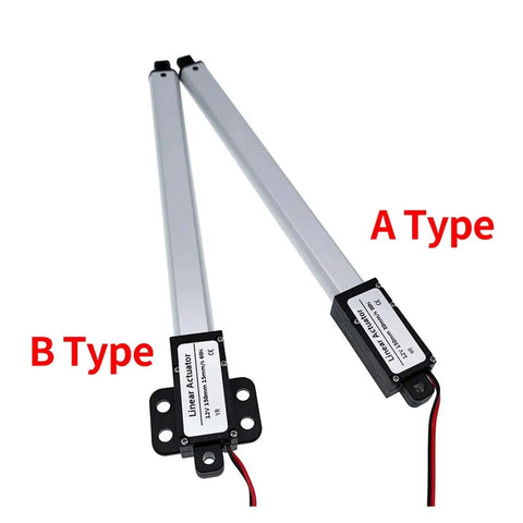 Cut The Hassle With This Badass Mini Electric Linear Actuator Generating Smooth 12V DC Push Rod with A and B types for DIY automation projects.