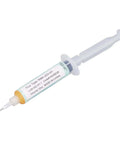 Two Pack Pro Grade Solder Flux Soldering Paste For PCB BGA Repair With Tinning Syringe Tool on white background