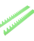 Magnetic Wrench Organizer Rail Set Holder For Toolbox Holds 20 Tools Compact Plastic Rack For All Types Green Garage Pro Tool Storage