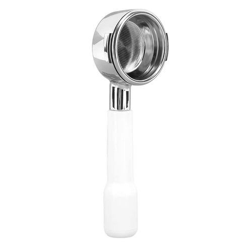 Bottomless 58mm Portafilter With Detachable Design, Aluminum Alloy Body, Two Ears Handle, Stainless Steel Filter Basket
