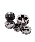 Two Piece Round Thread Die Set For Metal And Plastic UNC UNF Threading Dies In Inch Sizes durable alloy tool steel
