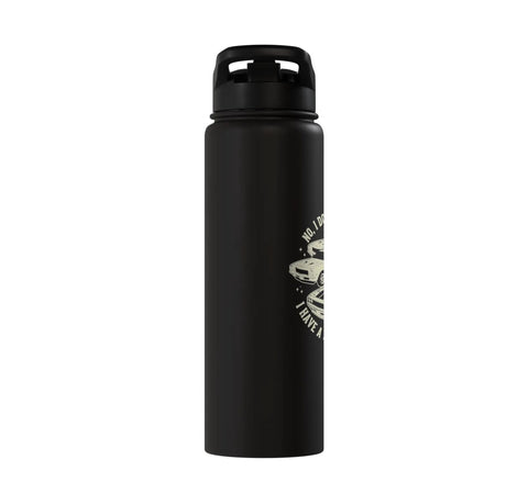 Black Storage Woes Take A Backseat No Cap With This Dual Wall Stainless Steel Insulated Water Bottle That Keeps Drinks Hot Or Cold