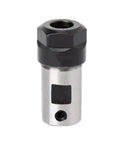 Heavy Duty 1 Set Collet Chuck Motor Shaft Extension Rod For Milling Machines And CNC Tools, 14mm steel, designed to reduce vibration.
