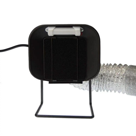 Pro Grade Fume Extractor And Smoke Absorber With Exhaust Hose And Built In Light Activated Carbon Filtration Quiet Operation