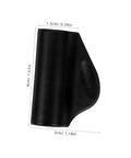 Steam Wand Heat Shield Sleeve For Espresso Machines Insulated Pipe Cover Replacement Kit on white background, dimensions shown.