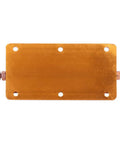 Beefy 200W 4R High Power Aluminum Housing Resistor For Industrial Equipment With Mounting Holes Heavy Duty Power Resistor For Power Supplies And Industrial Electronics Durable Component For Demanding Applications, top view with mounting holes