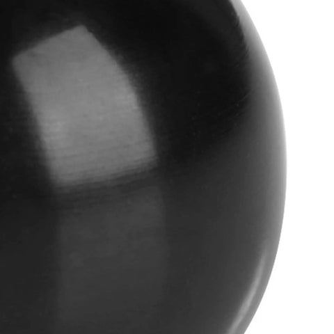 Close-up of a polished Bakelite ball knob from M8 Female Thread Ball Knob Set 5 Pack 32mm Diameter Polished Bakelite Round Machine Knobs.