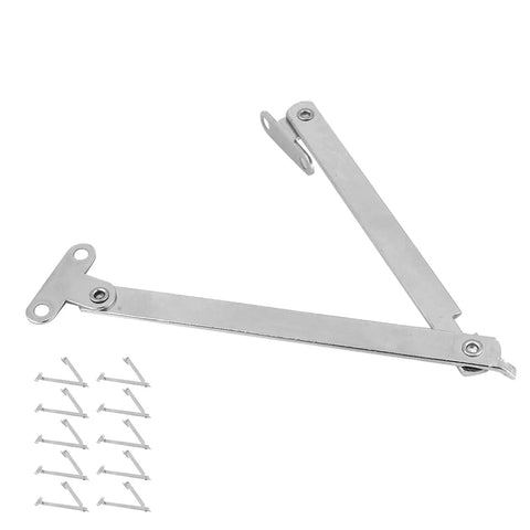 Ten Pack Cabinet Lift Up Struts Hinge Support Kit For Quiet Smooth Lid Flap Stay In Kitchen And High Cabinets Durable Metal Hardware