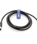 M12 Workhorse 6 Pin A Code Female Open End Sensor Cable, 2m, waterproof shielded aviation plug, PVC, brass connector, 360° shielding