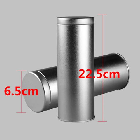 Hella Smooth 2 Pack Smokeless Moxibustion Extinguisher Tube Crafted Tough For Zero Drama Traditional Wellness Therapy And Reliable Portable Fire Safety You Can Trust In Any Situation Today, silver steel tubes, 22.5 cm height, 6.5 cm diameter.