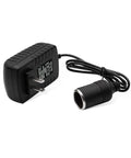 Ditch The Hassle With Slick AC To DC Converter Adapter Featuring Cigarette Lighter Plug, black, 12V, 2A for portable use