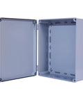 Outdoor Ready 12 By 10 By 4 Inches IP65 ABS Plastic Dustproof Waterproof Junction Box Enclosure with open lid