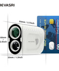 Golf Range Finder With Magnetic Mount Slope Compensation Flag Lock Vibration Measures In Yards Feet And Meters 1000 Yard Range