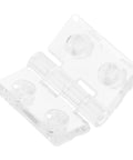 Clear Acrylic Cabinet Hinge With Pre Drilled Holes Frosted Small Decorative Box Hinge For Easy Installation In Homes And Commercial Spaces