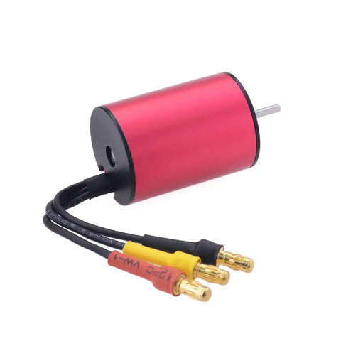 Replacement 2430 5800KV Waterproof Brushless Motor Shaft 2.0mm for 1/16 and 1/18 RC Cars with colored connectors