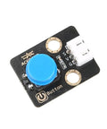 Six Pack Button Modules For Arduino And ESP32 With Tactile Switches And Easy Plug And Play Design For Quick Prototyping In Robotics And Electronics Projects At Home Or Lab, single blue tactile button module with 3-pin connector