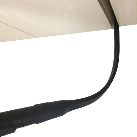 Flexible Crevice Cleaning Tool Attachment For Vacuum Hoses 25 Inch Reach Universal Fit With Standard One And One Quarter Inch And One And Three Eighths Inch Inlets Removable Brush Head For Home And Car Detailing Deep Reach Precision Cleaning