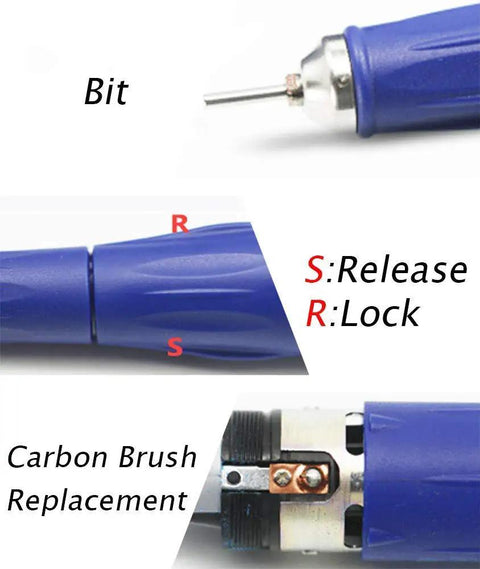 Multifunction Dental Grinder Rotary Tool With Adjustable Speed Pro Grade Power Low Noise Long Life Workhorse Close-up Bit