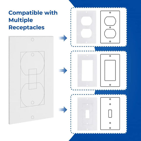Sturdy Eva Foam Wall Gaskets Standard Switch Plates Draft Stoppers To Blast Away Cool Air Lock In Cozy Vibes Easy Pop Back Install, compatible with various receptacles.