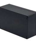 Side view of an IP65 Waterproof ABS Project Box Junction Enclosure For Outdoor DIY Electronics 7.87 X 4.72 X 2.95 Inches.