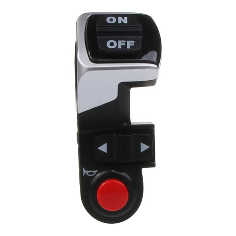 Handlebar Switch For Electric Scooter On Off Button With Turn Signals And Light Cover Kit Plug And Play Easy Install Durable ABS