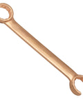 No-Spark Flare Nut Wrench 6x7mm Brake Line Wrench Metric, 95mm Length, Beryllium Copper, Non-Magnetic, 15 Degree Offset Head Tubing Wrench, BAM&FM Certified