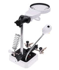 Upgrade Your Phone Repair Game With This Heavy Duty Magnetic Helping Hands Clamp with adjustable clamps and built-in magnifying glass.