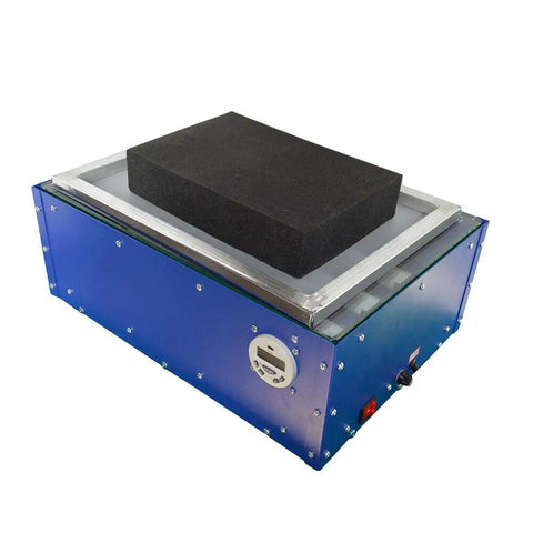 Pro Grade UV Exposure Unit For Silk Screen Printing, 60W Desktop Exposure Box With Four 15W Lamps, Durable 8mm Glass Panel