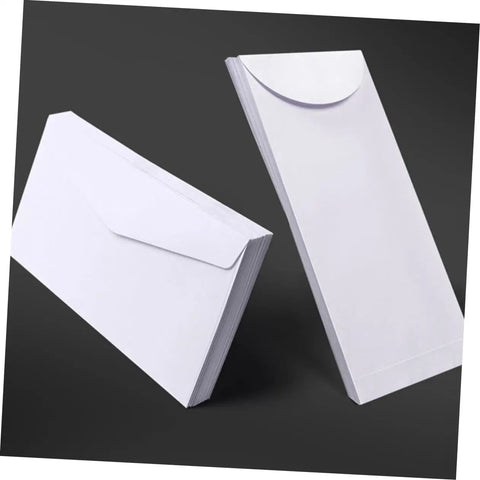 Blank White Invitation Envelopes 40 Pack With 20 Top Opening And 20 Side Opening Flaps Hand Made And High Quality Perfect For Party Invites